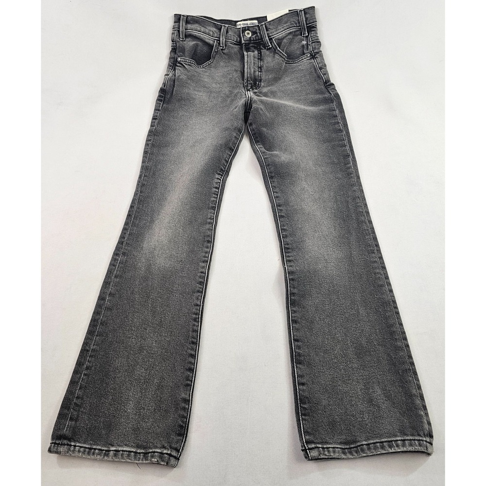 We The Free People jeans pants womens W 26 grey OB1892021 MR crop boot stretch